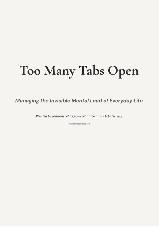 Too Many Tabs Open