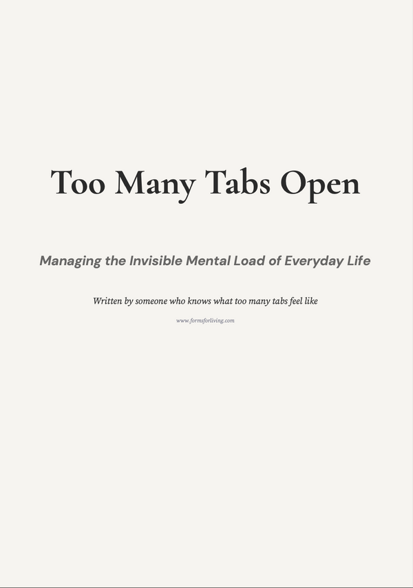 Too Many Tabs Open